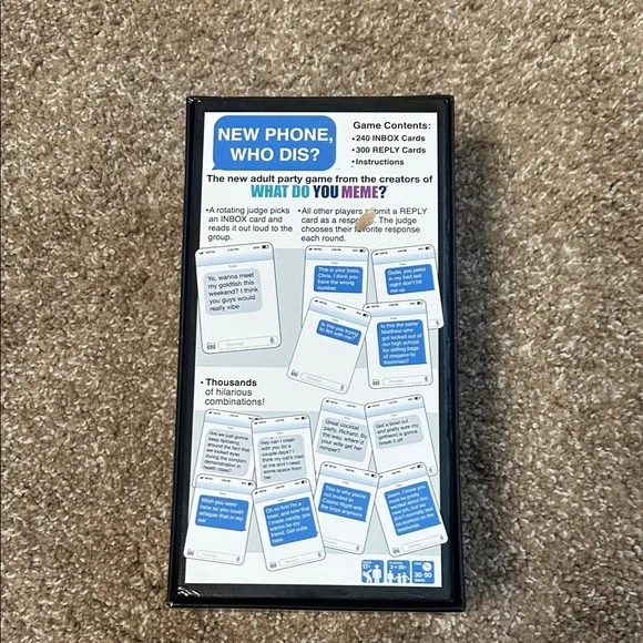 “New Phone, Who Dis?” Adult Party card Game excellent condition - Picture 3 of 5